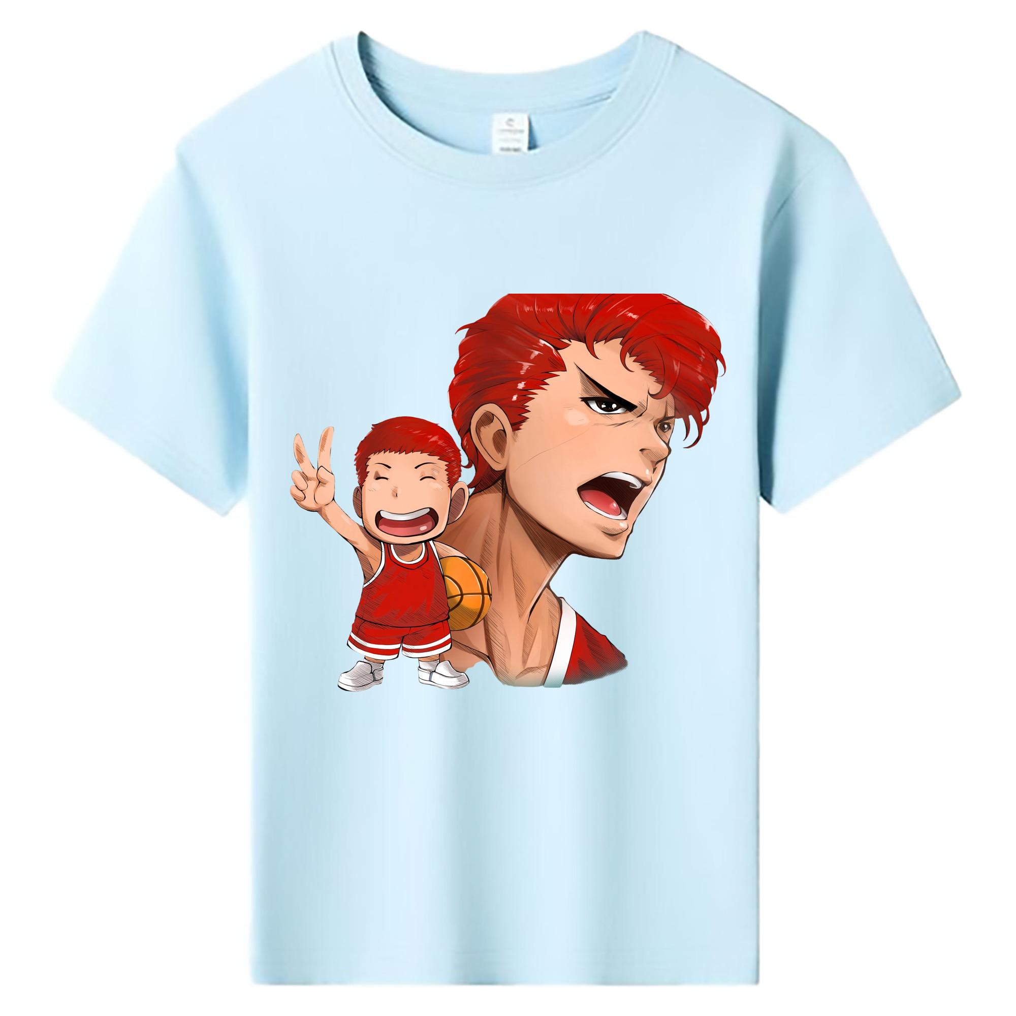 （画像用） SLAM DUNK／スラムダンク 綿100％キッズTシャツ（フロントプリント）